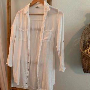 100% cotton top button up
